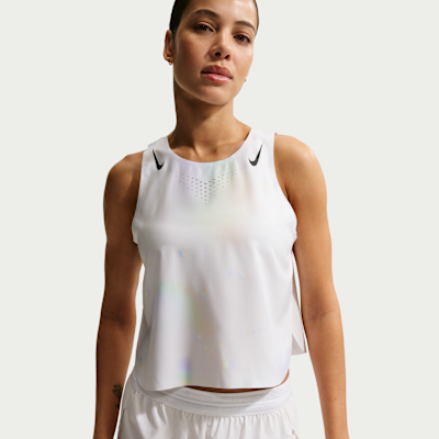Nike AeroSwift Women's Dri-FIT ADV Cropped Running Tank Top. Nike.com